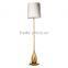 2017 hotel decorative brass modern floor lamps with linen shade good for inn decor high end