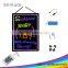 LED fluorescent RGB multi full color led fluorescent writing board