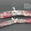 The HEAD Stain Red Padded Hanger ,stain Rose Hanger ,coat Hanger