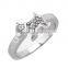 SRR0001 New Products 2016 Lovely Puppy Crystal Faithful Dog Ring