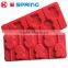DIY Lollipop Mould 6 Holes Double Heart Chocolate Silicone Candy Mould