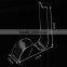 Customized high transparent acrylic shoe hanger shoe display hanger