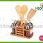 2016 Best Selling Premium Custom Made Glass Bottle Spice Rack Set,salt and Pepper Shakers