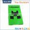 Made in China SOS square bottom brown kraft paper green coffee bags