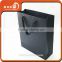 XHFJ Matte Lamination black paper shopping bag with custom logo