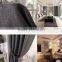 100% polyester linen look like blackout curtain for office