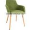 Fabric Oak Leg Dinning chair