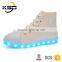 2016 Battery Operated LED Shoes Light Men LED Light Up Canvas Shoe