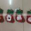 2016 Christmas Decor 35cm Sock Stocking in Stock China Wholesale