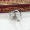 High quality AAA 11mm 925 sterling silver button pearl ring