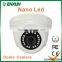 Complete Kit 4ch 1.0MP 720P AHD DVR kit dome nano leds with ir-distance 40m