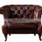 2016 Luxury Leather chesterfield Sofa , classic Design vintage leather sofa