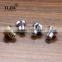 Gold Zinc Alloy Light Blue Cabinet Glass Crystal Knobs