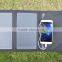 Portable 15W waterproof foldable solar battery charger 5v 2a