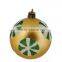 Golden christmas ornament ball for Christmas tree