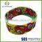 China wholesale high secure fabric wristband with plastic fastener