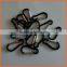 Factory price black swivel carabiner hook