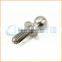 alibaba high quality carbon steel ball head screw