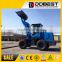 Rated load 2 ton mini articulated wheel loader CE approved