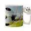 Full Color Zakka Milk Cup Ceramic Heat Press DIY Fashion Football Mug