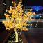 Home garden decorative 150cm Height outdoor artificial green with red flashing LED solar lighted up trees EDS06 1413