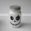 colorful halloween decoration skull glass jar with lid