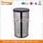 Cone PVC Lid Stainless Steel Laundry Basket