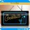 Energy saving high brightness welcome resin led sign board / led resin sign / led open sign for bars/cafes/restaurants