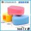 Housewife hands protective clothes clean accessory brush