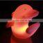 Floating color full rechargeable led dolphin for children