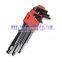 Hand tools 9-pcs. Long Arm Ball Hex Key Wrench Set, Metric