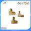 Brass male pipe fitting 90 degrees elbow