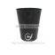 household metal open top metal waste bin galvanized metal waste bin