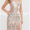 Guangzhou clothing OEM Sexy Women clothes china photos Sequin Maxi Dress