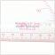 Kearing Transparent Acrylic Triangle Ruler for Sewing Multi Use Plastic Rulers#T036