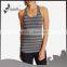 Stripy underwear seamless bow back tank top