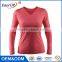 Gym Apparel Thermal Wicking Sport Wear Antibacterial Running Fitness Dri Fit Long Sleeve Shirts Wholesale