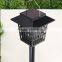 Popular Solar Power efficient LED bug zapper Convenient Mosquito insect outdoor killer Lamp