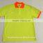 Manufacturer Custom Polyester Pique Fabric Short Sleeve Safety Fluorescent Polo Shirt