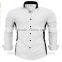 2016 new wholesale Two Toned Slim Fit custom mens casual dress shirts