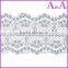 African 100% polyester 3 wide decorative cotton lace trim wholesale