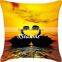 Multicolor Flower Pattern Square Throw Pillow 100% Cotton Handmade Cross Stitch Cushion Kits