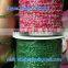 Wholesale Beaded garment loose beads/ cording bead / cheap china glass beads roll cording thread