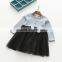 B22644A Autumn new fashion Girl cartoon printting dress
