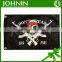 Custom 3*5feet polyester chian factory black assassin creed big flag