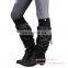 Customized Winter Knitted Top Lady Acrylic Boot Socks