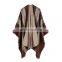 Womens Winter Stamp Cashmere Fringed Shawl Ladies Cashmere Shawls Winter Scarves Capes Cloaks