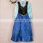 Frozen elsa anna dress cosplay costume wholesale