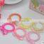 Korean kids hair ornaments children bow candy-colored telephone line hair ring rope Elastic accessories Gum for Hair