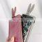 New Cute Flare Fashion Quicksand Glitter Rabbit Ears Phone Case For iPhone 6 6S 7 7 Plus Vivi Oppo Luxury Plating Phone Case